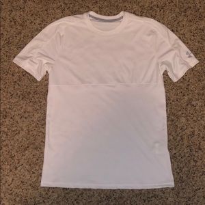 Men’s dri-fit white workout shirt!
